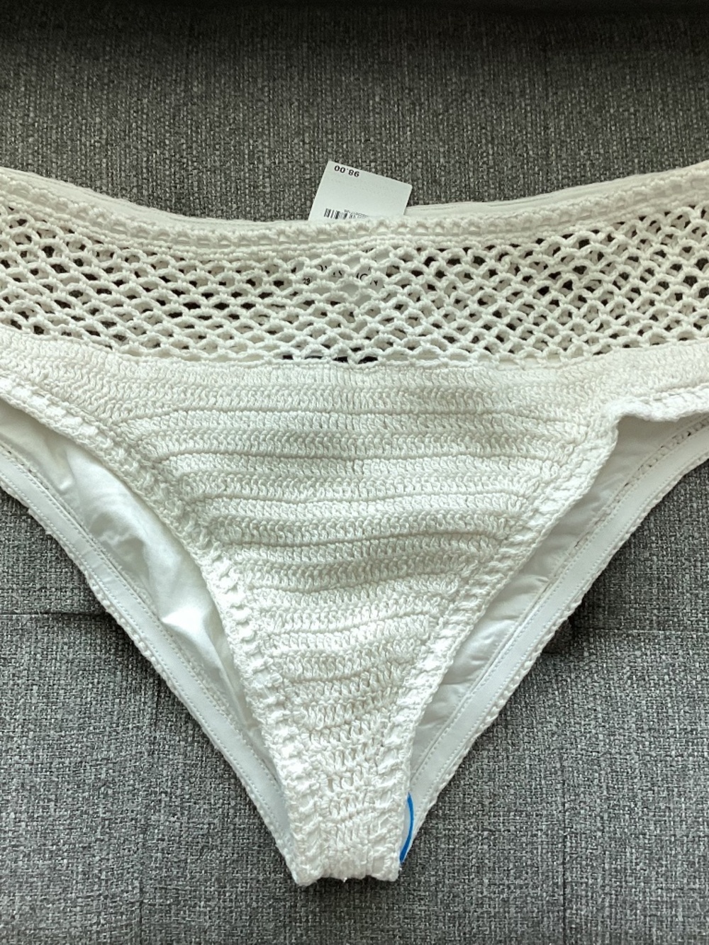Beach Riot Brinley High Waist Open Knit Bikini Bottoms, size XL